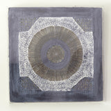 Jamie Young Batik Square Framed Wall Art, Indigo Paper