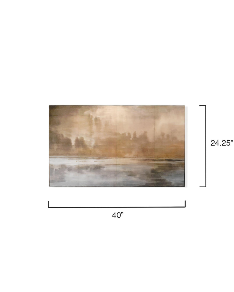 Jamie Young Cloudscape Taupe Wall Art