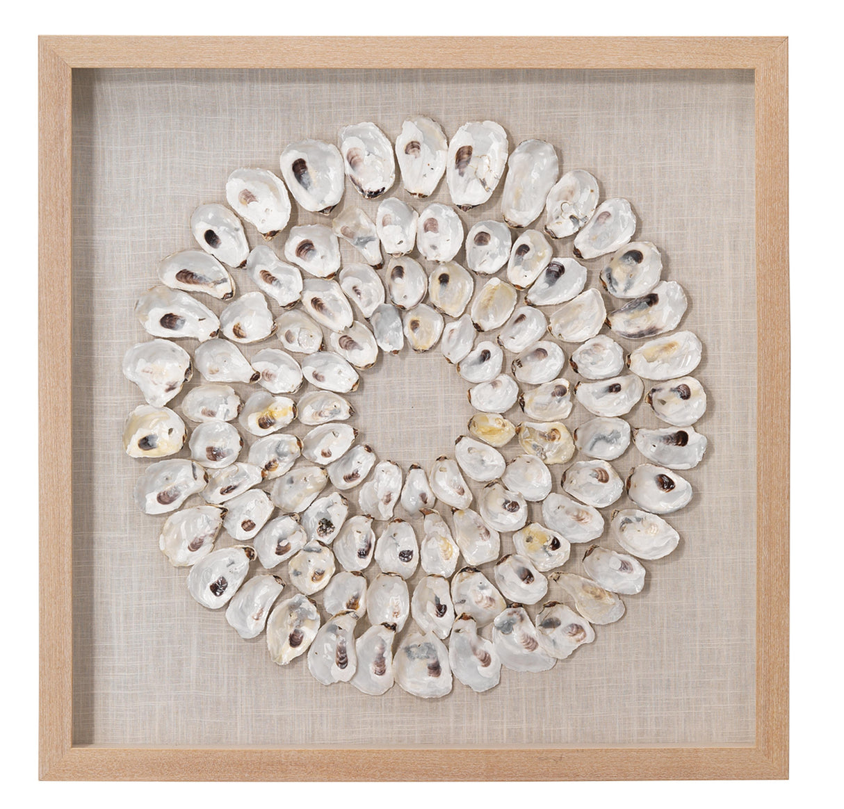 Jamie Young Maldives Framed Wall Art, White Abalone Shells
