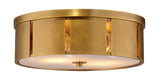 Jamie Young Orbit Metal Flush Mount Ceiling Light, Small
