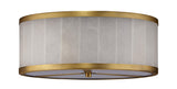 Jamie Young Upsala Alabaster Flush Mount Ceiling Light, Large