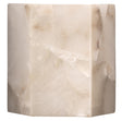 Jamie Young Borealis 1-Light Alabaster Hexagon Wall Sconce