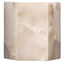 Jamie Young Borealis 1-Light Alabaster Hexagon Wall Sconce