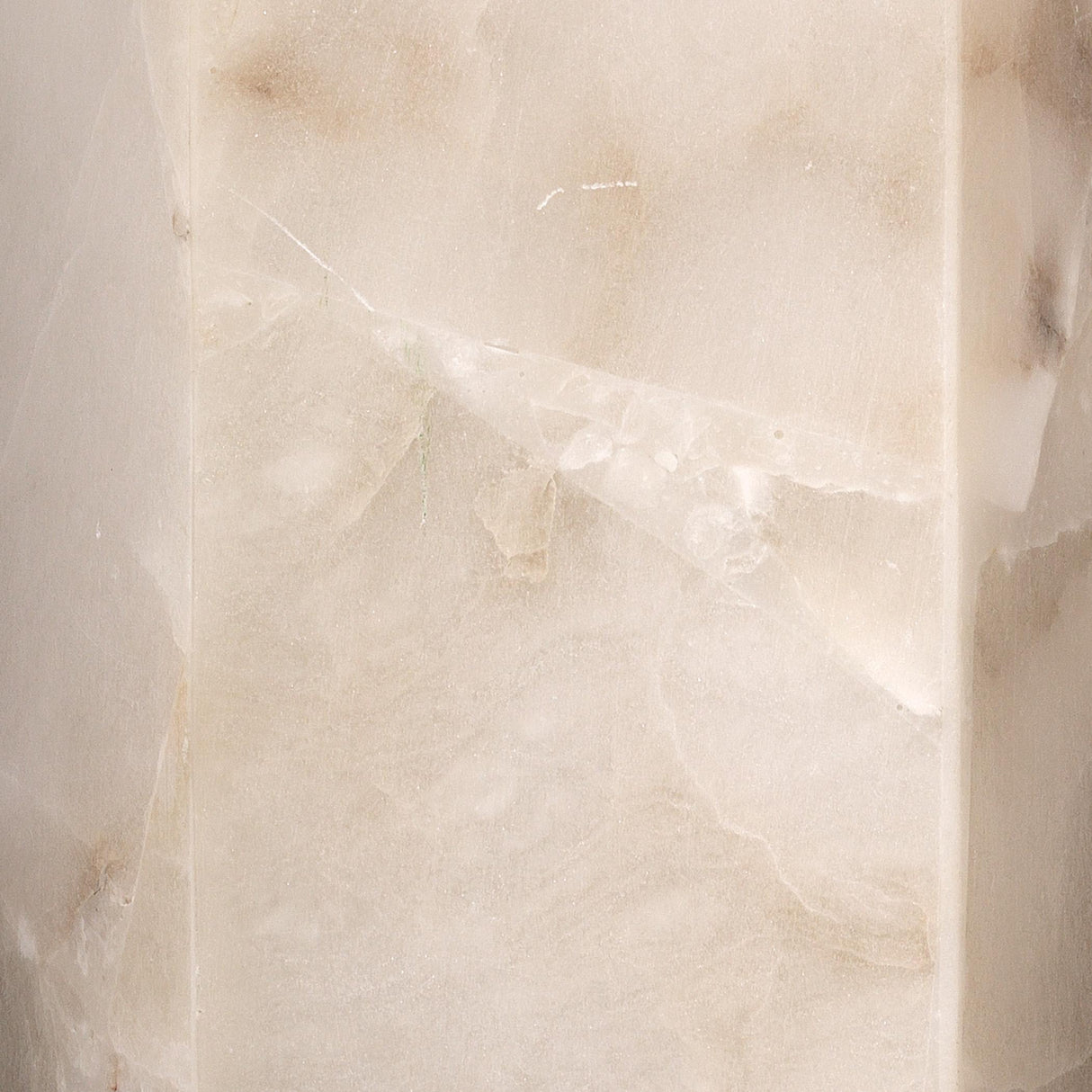 Jamie Young Borealis 1-Light Alabaster Hexagon Wall Sconce
