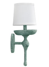 Jamie Young Concord Wall Sconce, Green Plaster