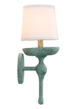 Jamie Young Concord Wall Sconce, Green Plaster