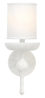 Jamie Young Concord Wall Sconce, White Plaster