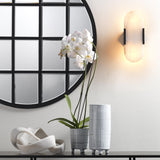 Jamie Young Delphi 2-Light Alabaster Wall Sconce, Oil Rubbed Bronze Metal