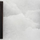 Jamie Young Delphi 2-Light Alabaster Wall Sconce, Oil Rubbed Bronze Metal