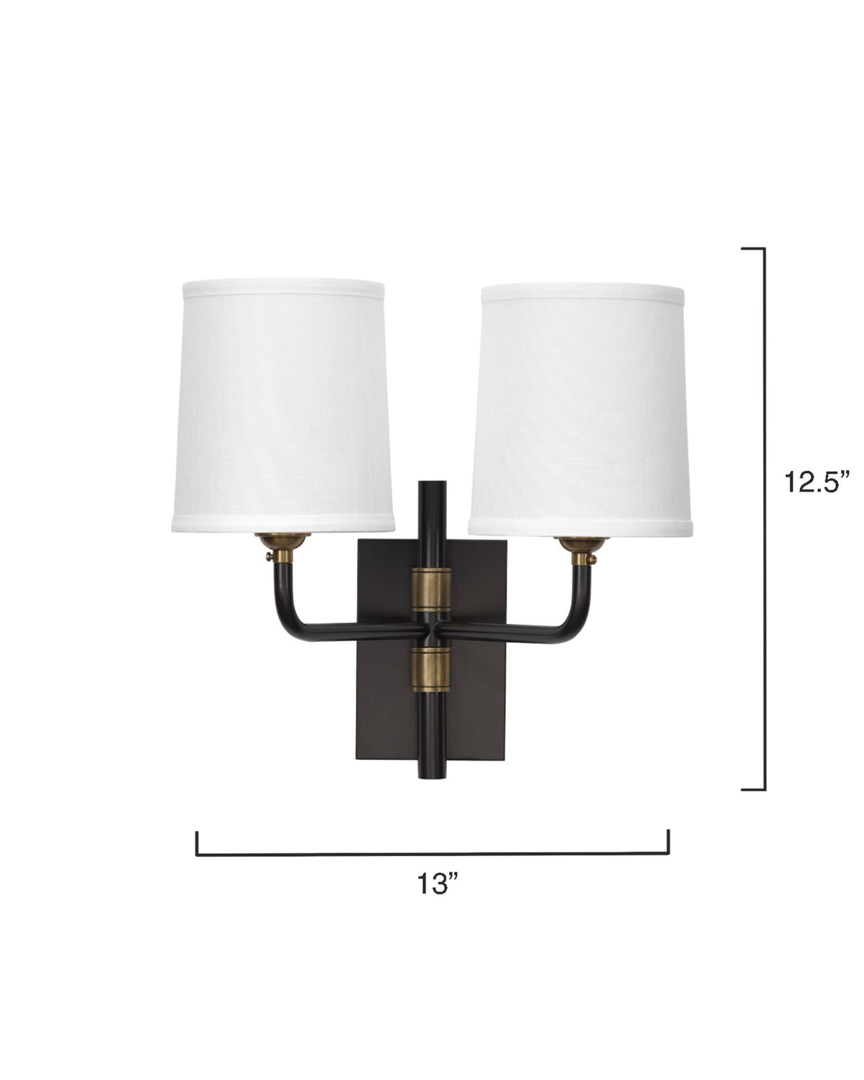 Jamie Young Lawton 2-Light Arm Wall Sconce