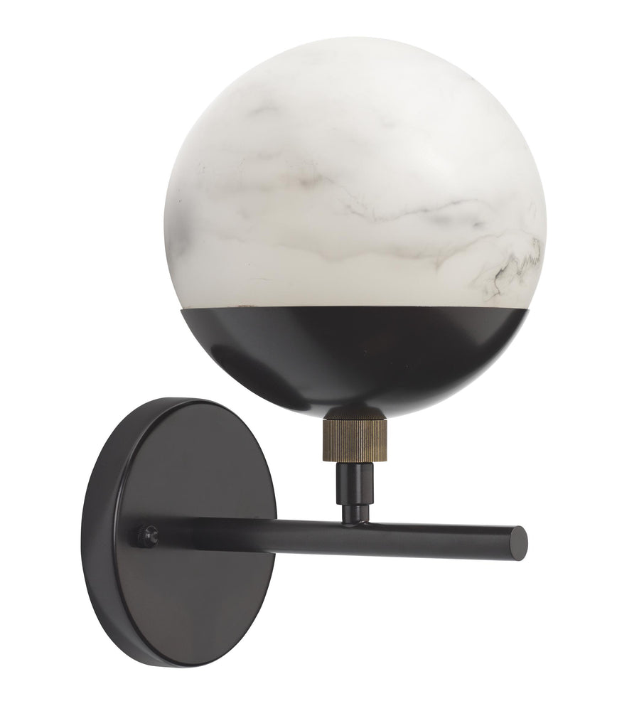 Jamie Young Metro White / Oil Rubbed Bronze Wall Sconces
