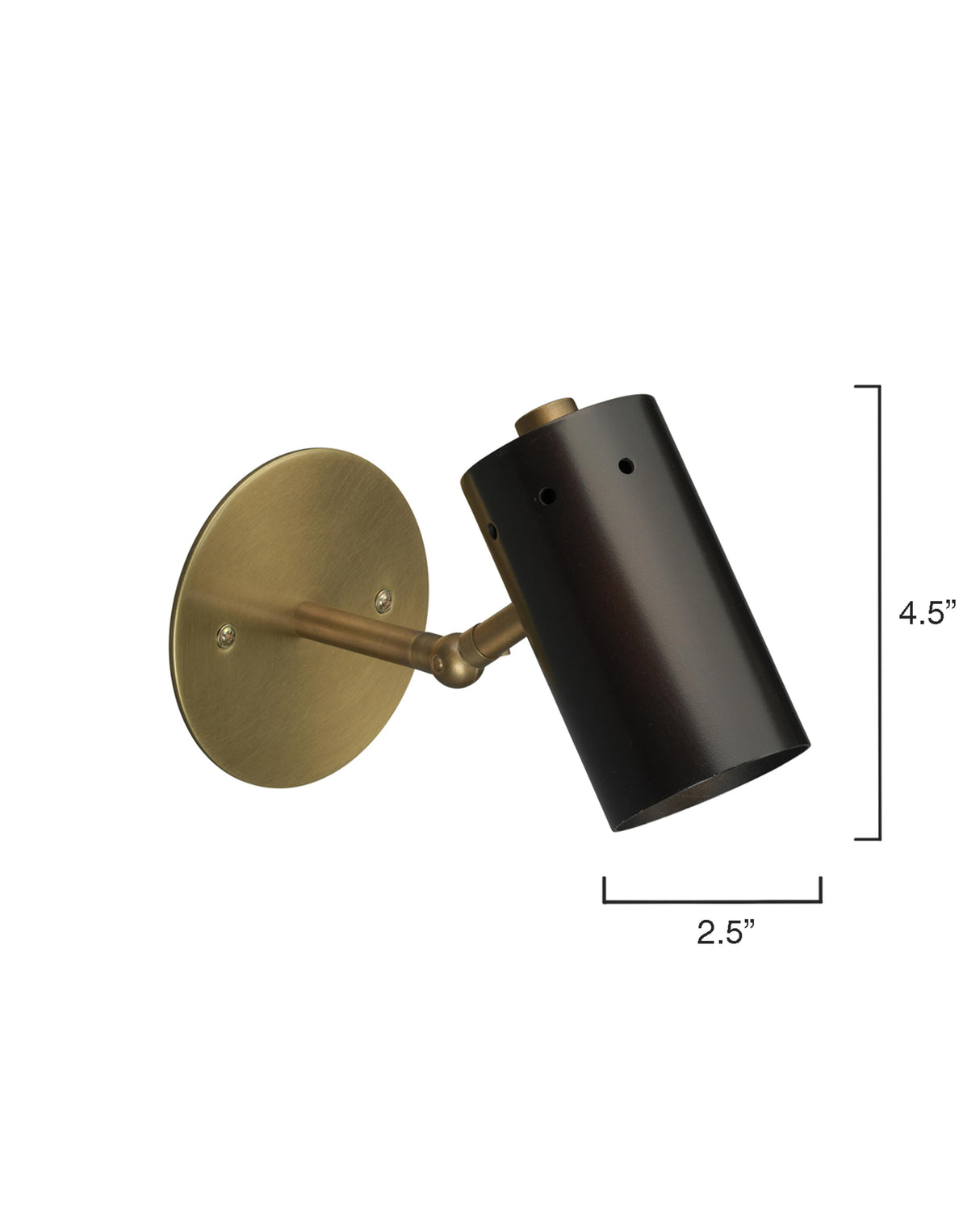Jamie Young Milano 1-Light Sconce, Oiled Bronze