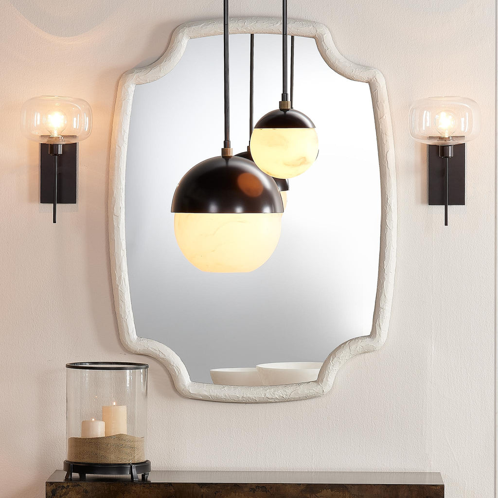 Jamie Young Scando Oil Rubbed Bronze / Clear Glass Wall Sconces