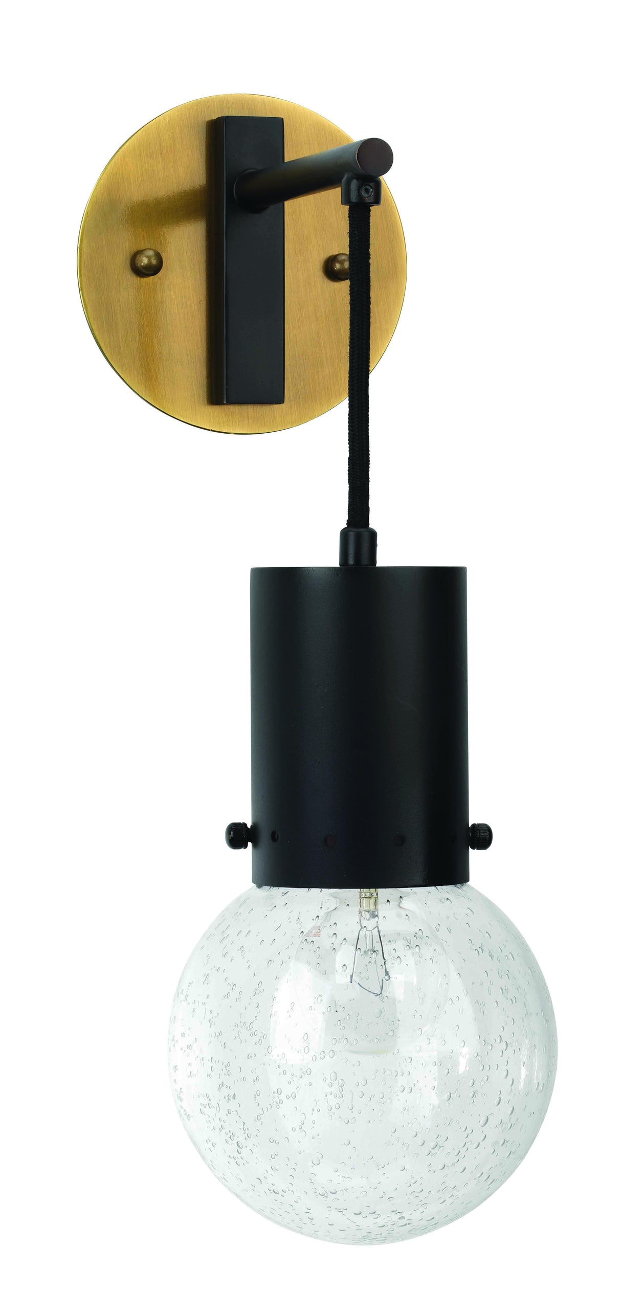 Jamie Young Strada 1-Light Pendant Sconce, Oiled Bronze