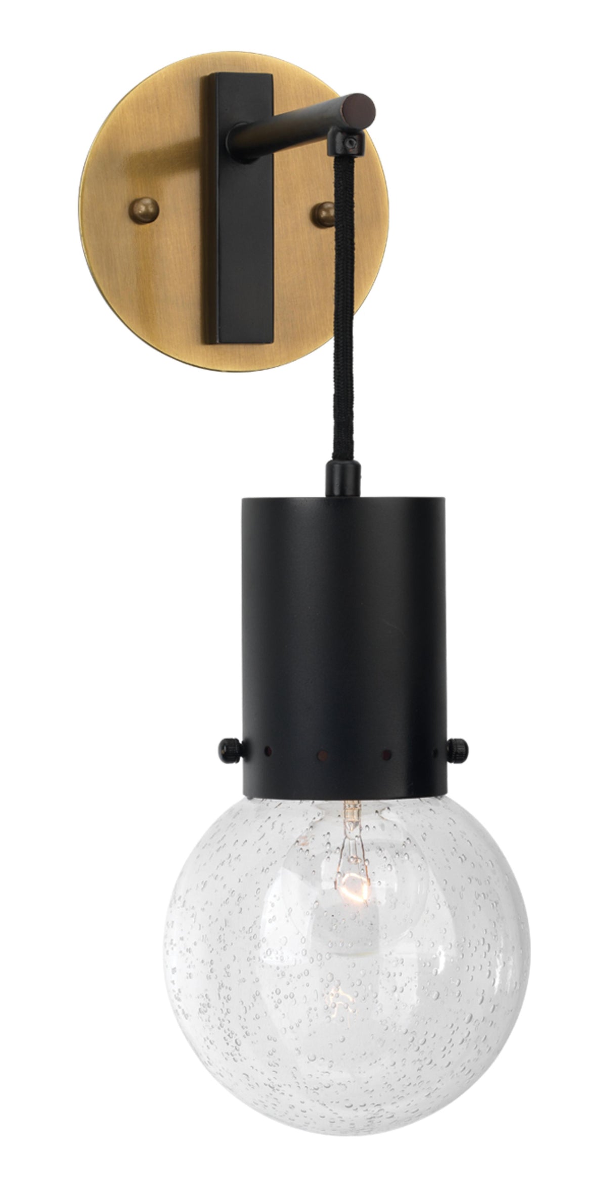 Jamie Young Strada 1-Light Pendant Sconce, Oiled Bronze