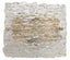 Jamie Young Swan Curved Glass Sconce, Large, Clear Textured Glass and Antique Brass Metal