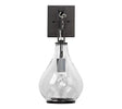 Jamie Young Tear Drop Hanging Wall Sconce, Clear Glass and Bronze