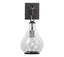 Jamie Young Tear Drop Hanging Wall Sconce, Clear Glass and Bronze