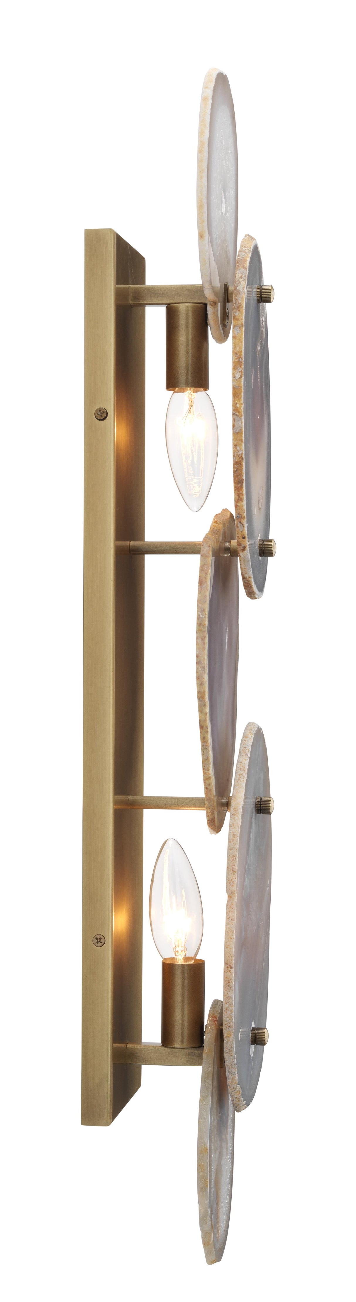 Jamie Young Trinity Wall Sconce, Agate