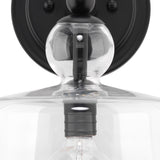 Jamie Young Hudson Glass Wall Sconce, Black