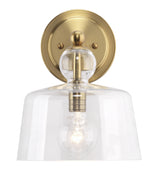 Jamie Young Hudson Glass Wall Sconce, Brass