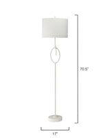 Jamie Young Knot 1-Light Floor Lamp, White