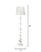 Jamie Young Petals Steel and Gesso Floor Lamp