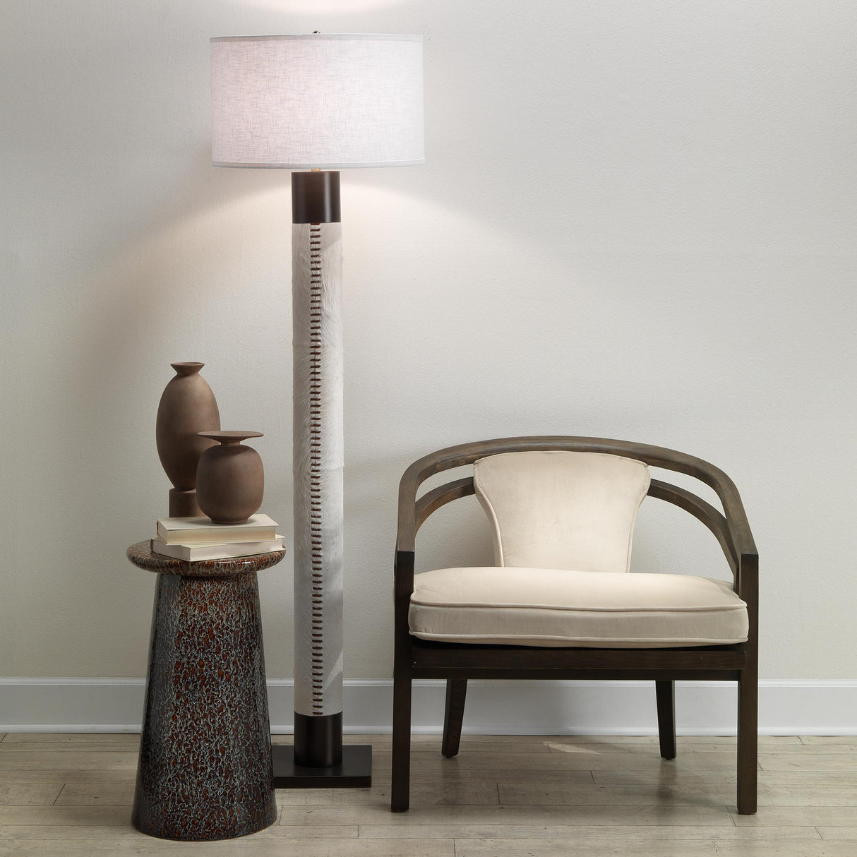 Jamie Young Sheridan Hide Floor Lamp
