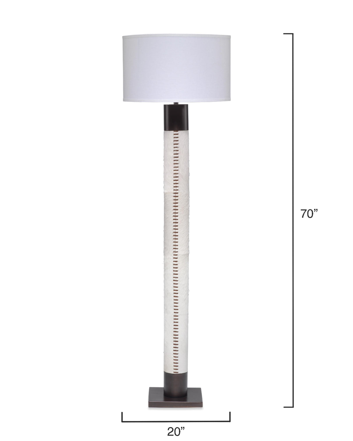 Jamie Young Sheridan Hide Floor Lamp