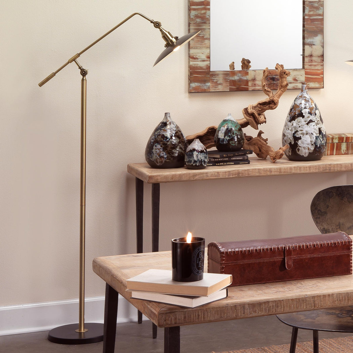 Jamie Young Mid-Century Modern Floor Lamp