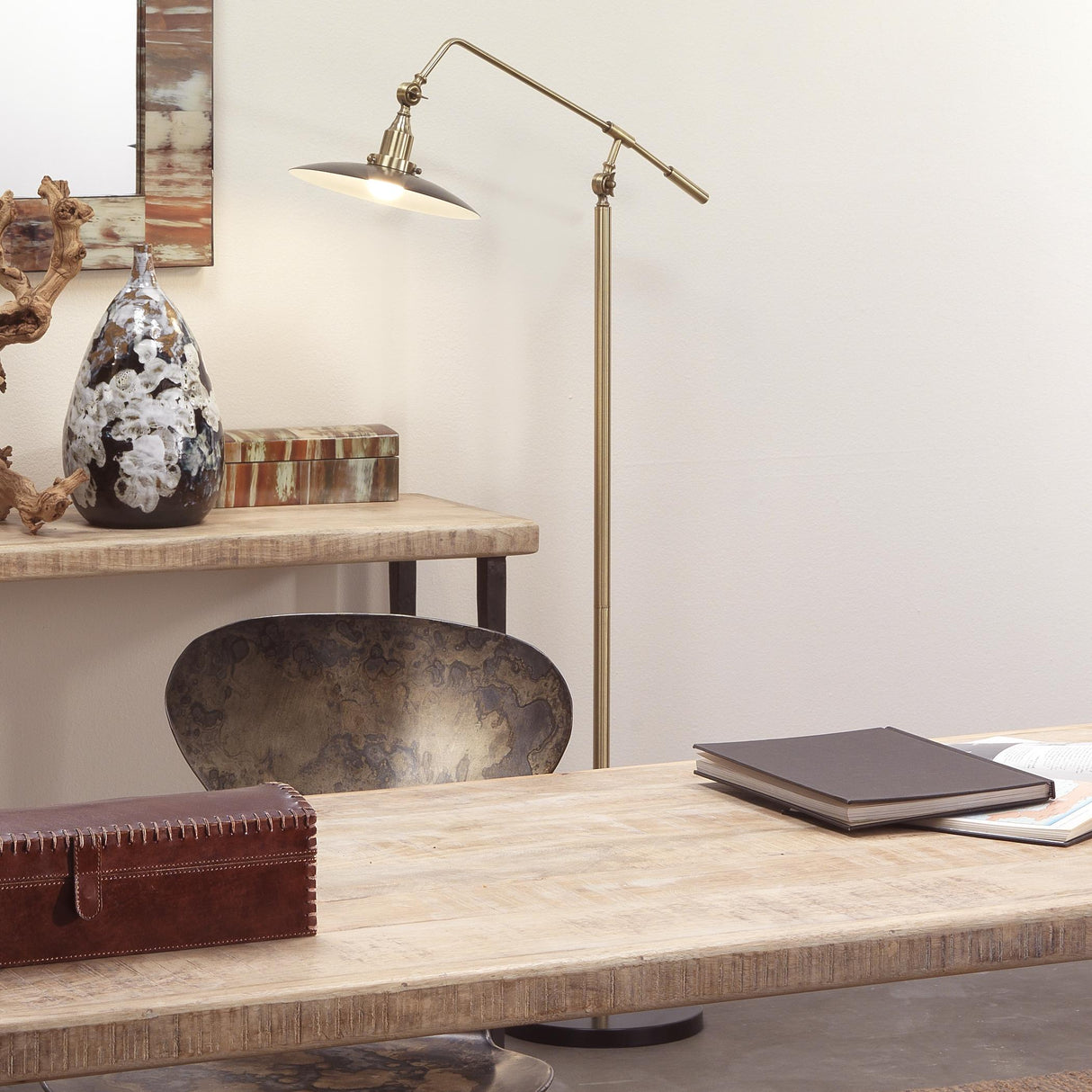 Jamie Young Mid-Century Modern Floor Lamp