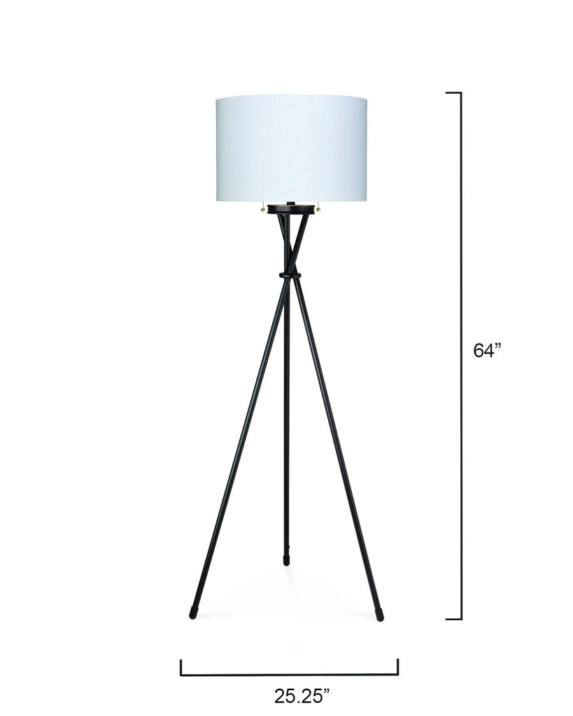 Jamie Young Manny Oil Rubbed Bronze Floor Lamps
