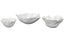 Jamie Young Fleur Ceramic Decorative Bowls (Set of 3), White