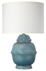 Jamie Young Kaya Ceramic Table Lamp with Linen Shade
