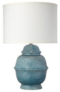 Jamie Young Kaya Ceramic Table Lamp with Linen Shade
