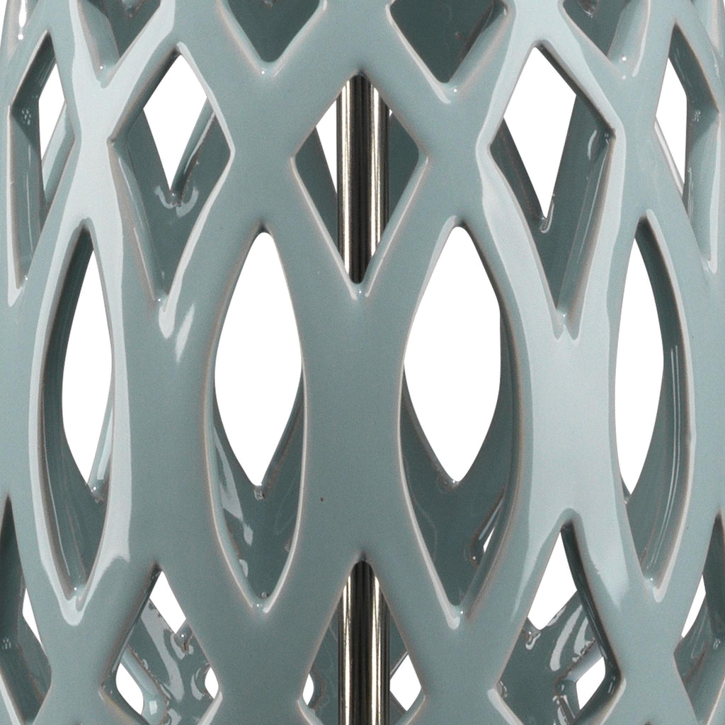 Jamie Young Filigree Blue Table Lamps