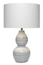 Jamie Young Catalina Ceramic Wave Table Lamp