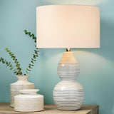 Jamie Young Catalina Ceramic Wave Table Lamp
