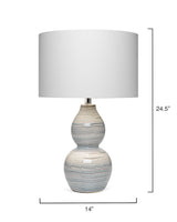 Jamie Young Catalina Ceramic Wave Table Lamp