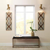 Jamie Young Shelby Hide Bench, Brown