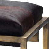Jamie Young Shelby Hide Bench, Brown