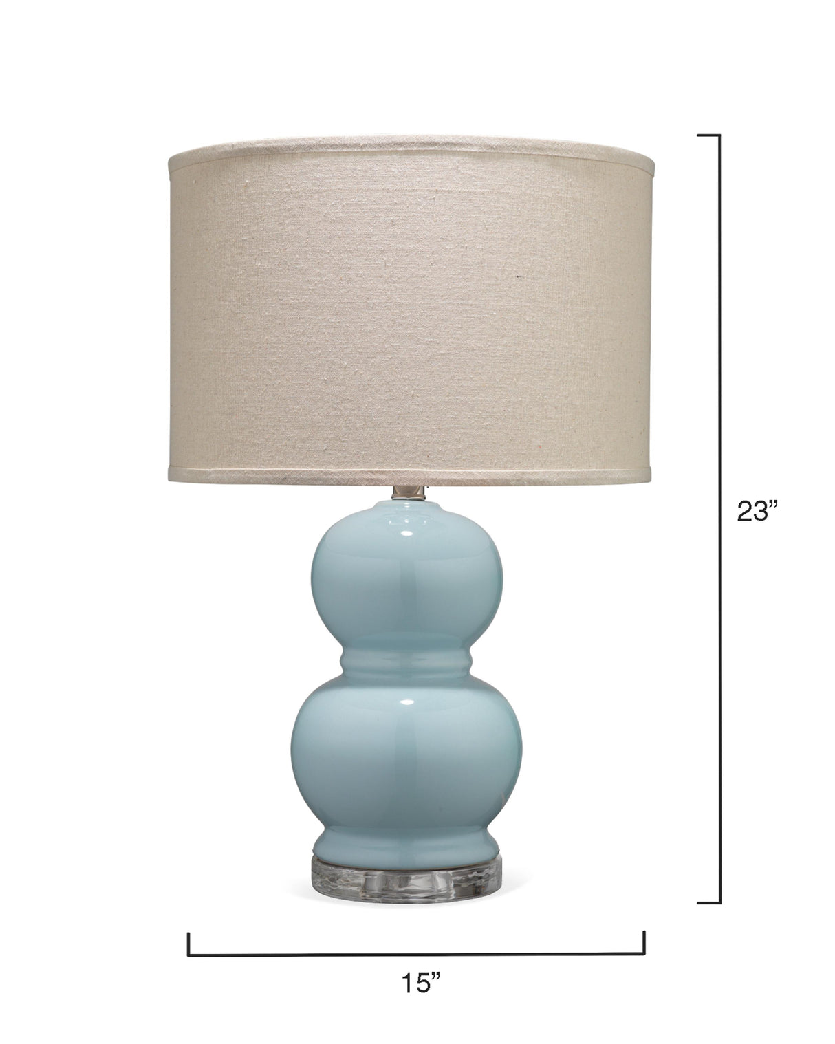 Jamie Young Bubble Ceramic Table Lamp, Blue