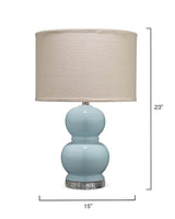 Jamie Young Bubble Ceramic Table Lamp, Blue