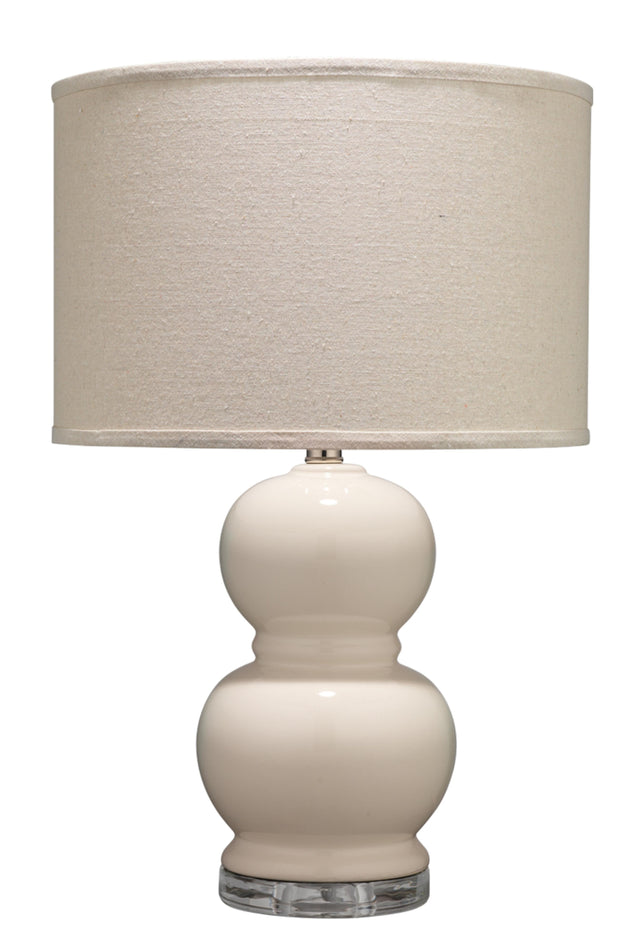Jamie Young Bubble Ceramic Table Lamp, Cream