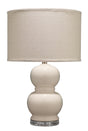 Jamie Young Bubble Ceramic Table Lamp, Cream