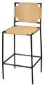 Jamie Young Asher Leather Bar Stool, Cashew