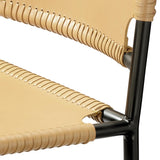 Jamie Young Asher Leather Bar Stool, Cashew