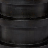 Jamie Young Revolve Wood Side Table, Charcoal