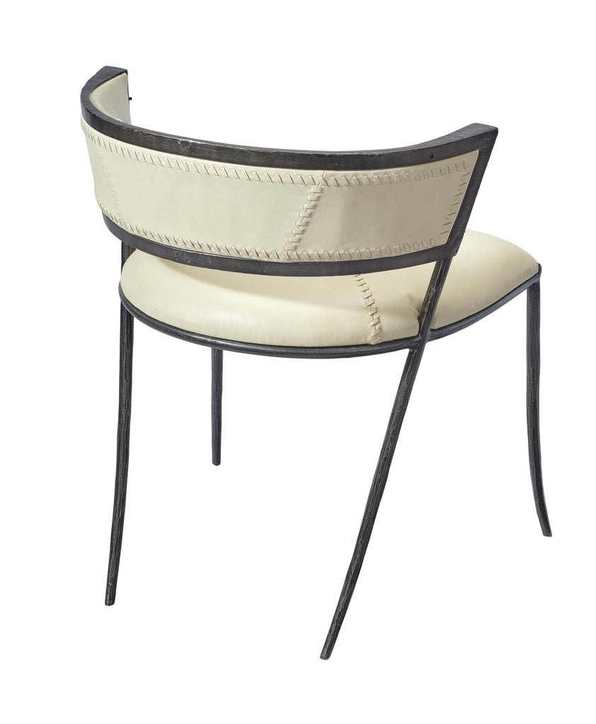 Jamie Young Nevado Chair Off White & Black Furniture