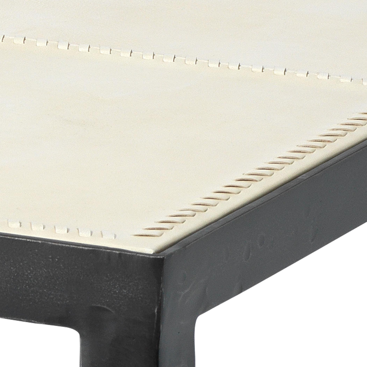 Jamie Young Nevado Leather Side Table
